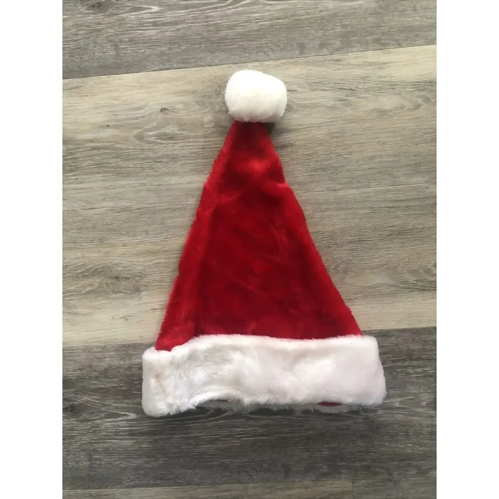 Santa Clause Hat Size LARGE . Merry Christmas Santa Hat